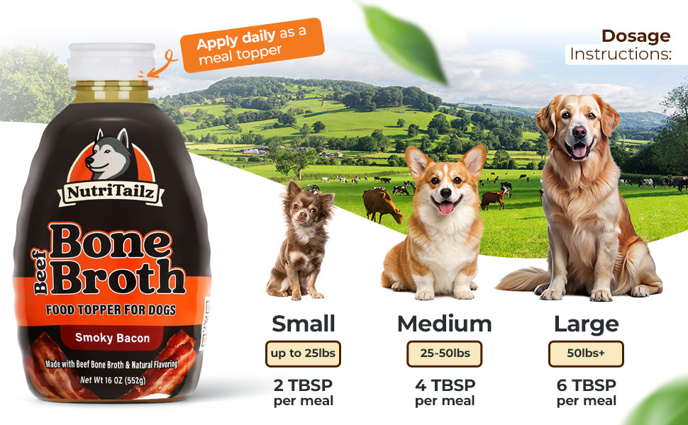 NutriTailz Smoky Bacon Beef Bone Broth