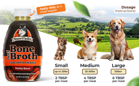 NutriTailz Smoky Bacon Beef Bone Broth